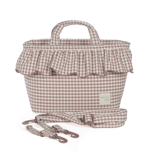 Miniatura 4 de Walking Mum Bolso Canastilla Praliné Vichy Moka