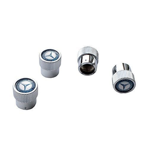 Mercedes Benz Genuine Q-6-40-8131 - Valve STEM CAPS, Blue Laurel Wreath by Mercedes Benz - Image 3