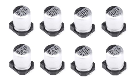 10uF 16V Electrolytic Capacitor - SMD - Pack Of 8