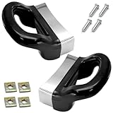 Suiwotin Universal Pot Handles Replacement for Sauce Pot, Cooker, Steamer, Pressure Pan - Short Side Handle (1 or 2-Hole Installation)