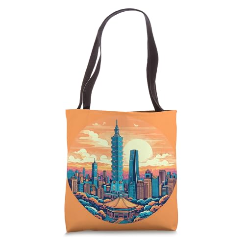Taiwan Taipei Tower Taipei 101 Tote Bag
