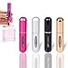 BGHK 4 Stück 5ml Parfümzerstäuber,Parfümzerstäuber Nachfüllbar,Mini Parfümflasche Nachfüllbar,Zerstäuber Parfüm Parfum Zerstäuber für Unterwegs, Darunter Schwarz, Rosenrot, Gold en las günstig Kaufen-BGHK 4 Stück 5ml Parfümzerstäuber,Parfümzerstäuber Nachfüllbar,Mini Parfümflasche Nachfüllbar,Zerstäuber Parfüm Parfum Zerstäuber für Unterwegs, Darunter Schwarz, Rosenrot, Gold