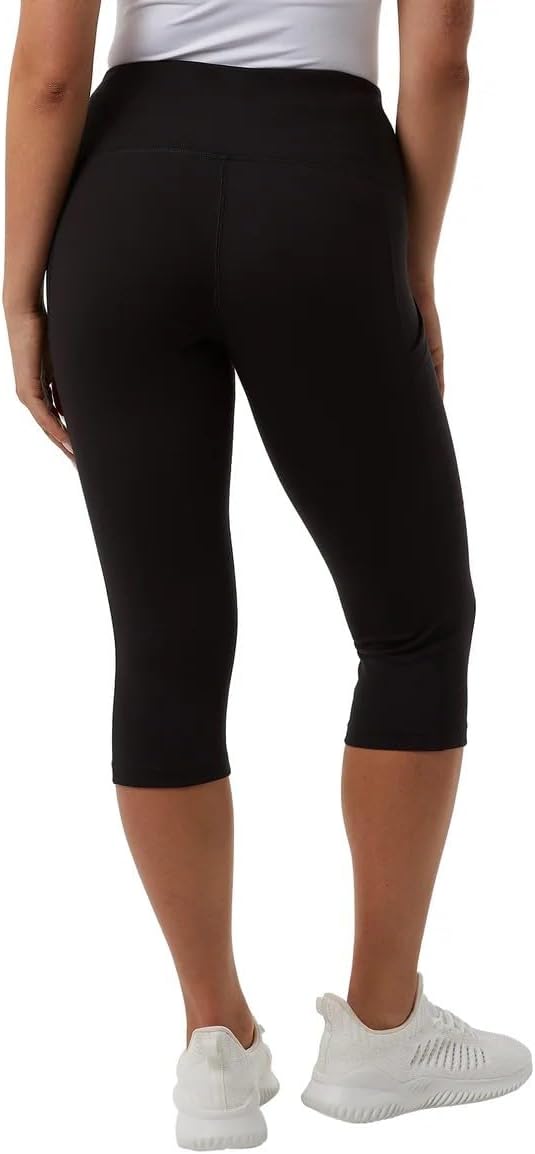 32 Degrees Women Cropped Tight (US, Alpha, XX-Large, Regular, Regular, Black) - Image 3