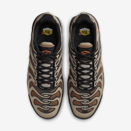 Nike Air Max Plus Drift Men's Winterized Shoes (FZ3041-200, Khaki/Dark Smoke Grey/Sanddrift/Hyper Crimson) Size 114