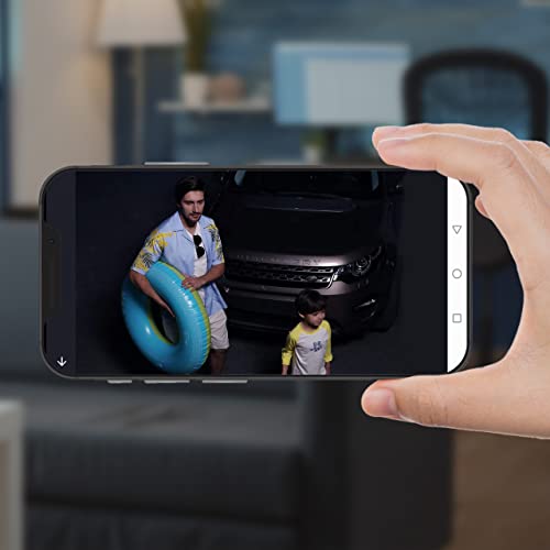 Nivian Intelligente wifi-deurbel met Full HD-camera, bidirectionele audio, bewegingsdetectie, nachtzicht, oplaadbare batterij, compatibel met App Tuya, Alexa en Google - Afbeelding 3