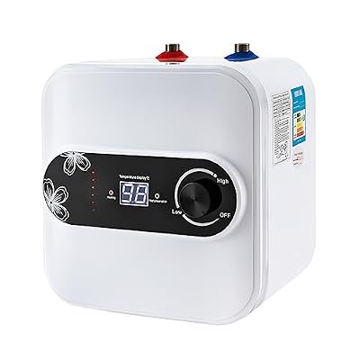 Electric Mini-Tank Water Heater, 110V 2.1 Gallons 1.5KW Instant Point of Use Hot Water Heater for Rv Trailer Bathroom Kitchen Under Sink Counter Cupboard 8L