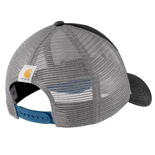 Image of Carhartt Men's Canvas Mesh-Back Logo Graphic Cap