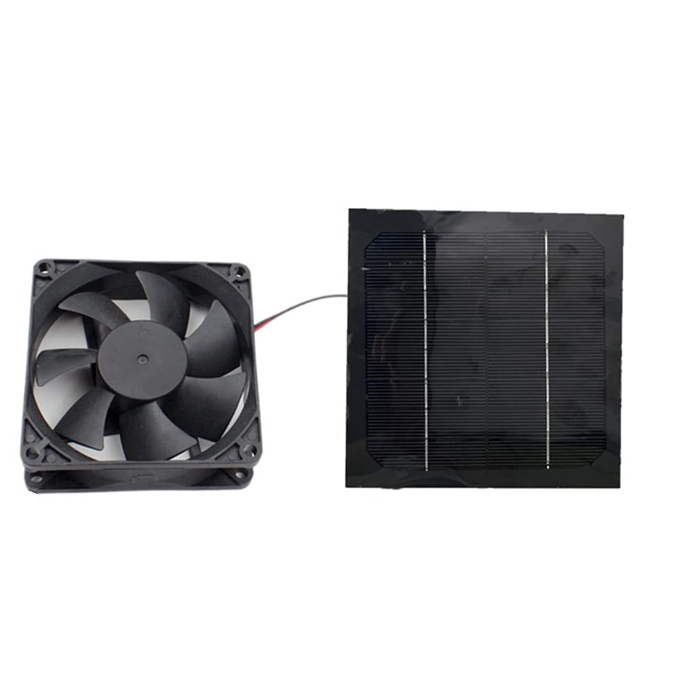 Piarktoy 20 W 12 V Zonnepaneel Extractor Mini Ventilator Zonnepaneel Aangedreven Ventilator Voor Hond Kippenhuis