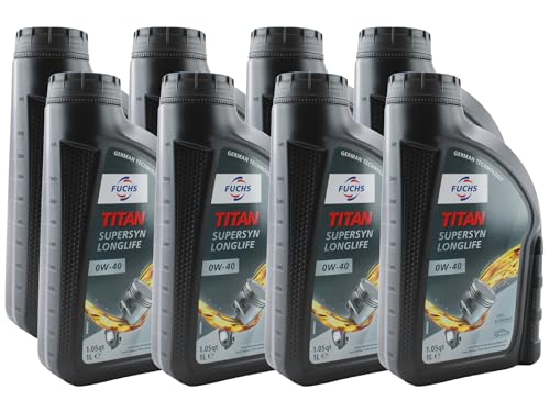 Fuchs Titan Supersyn Longlife SAE 0W-40 8 litros