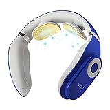 Electric Pulse Therapy Neck Massager, Smart Portable 3D Neck Massage Equipment Relief Pain, Deep Tissue Massage Machine for Office, Home, Sport,Travel Cordless and USB Rechargerable