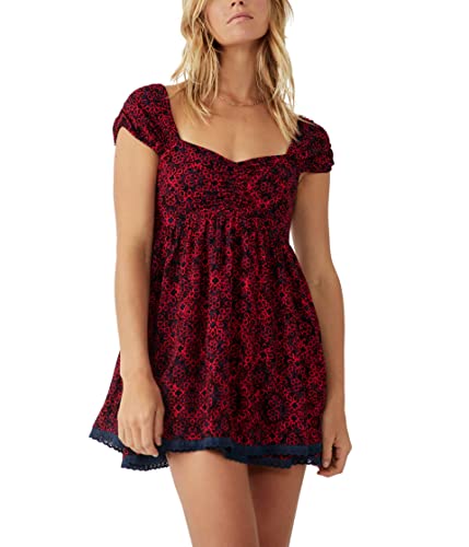 Free People Tabitha Mini Dress Black Combo XS (Women's 0-2) at Amazon  Women's Clothing store