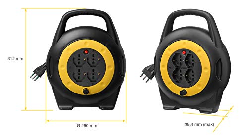 Vimar 0P32714 Avvolgicavo 10 Metri, con 4 Prese