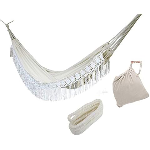 Hamaca de macramé brasileño para 2 personas Cover