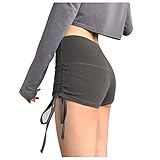 Cycliste Femme Short, Short de Sport pour Femmes, Short pour Cyclisme et Fitness pour Femme, Short de Yoga pour Fitness et Loisirs, Longueur Genou, Respirant Non Transparent