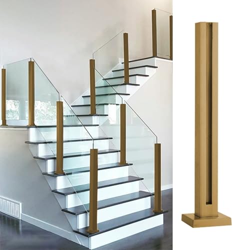 Garde-corps en verre pour escalier sécurisé sans travaux complexes