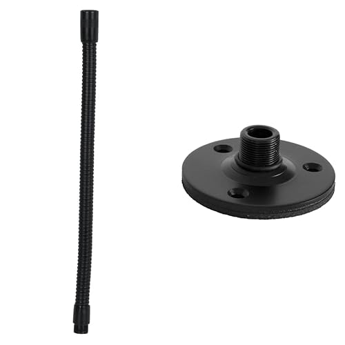 Gator Frameworks Cuello de cisne negro flexible para micrófonos 13 pulgadas de longitud (GFW-MIC-GN13) y montaje de brida de micrófono TM08B en el disponible en Yaxa Venezuela