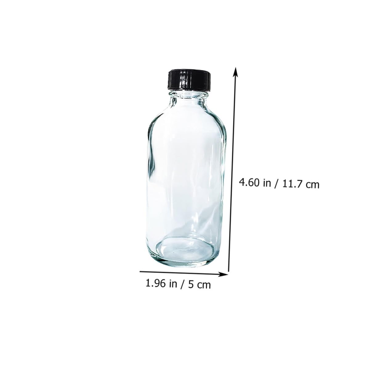 Zerodeko 12pezzi Bottiglie Vetro Bocca Piccola Da Flaconi Per Reagenti in Vetro Per Laboratorio Contenitori Per Campioni Per Liquidi e