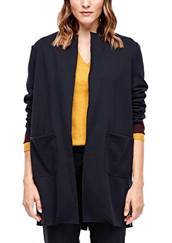 Veste de costume femme s.Oliver blazer noir coupe cintrée moderne