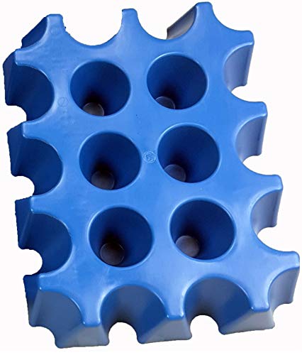 SL-Eisblock - Bierkühler, Getränkekühler 0,5 Liter Flaschen der SL-EISBLOCK Bierkastenkühler ist MADE IN GERMANY (Geschenkverpackung) Blau