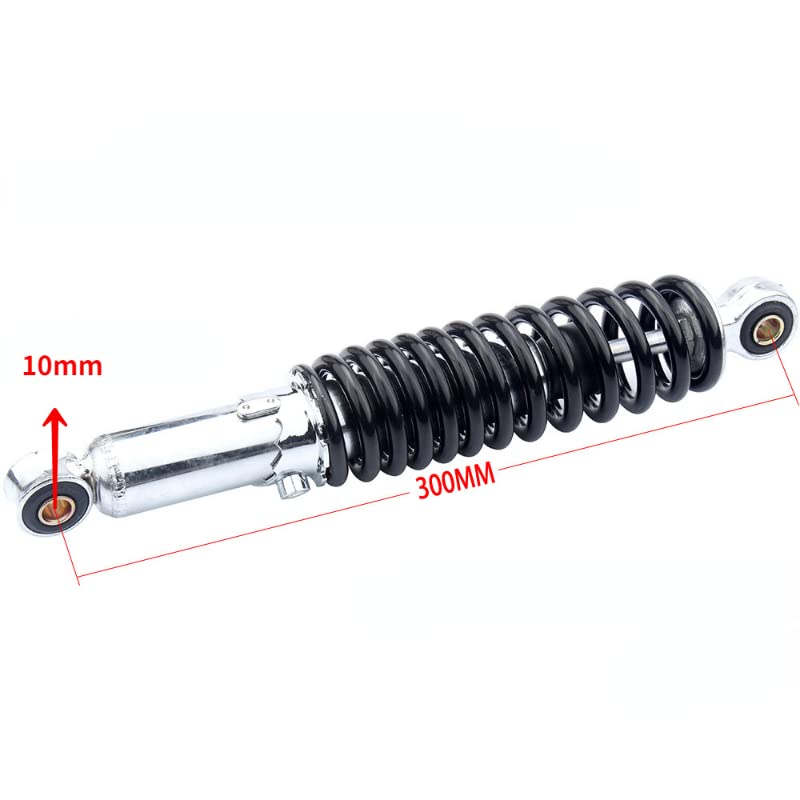 300mm dla GY6 50cc 80cc 125cc 150cc tylny amortyzator silnik skutery motorowery ATV motocykl amortyzator tylne zawieszenie części zamienne