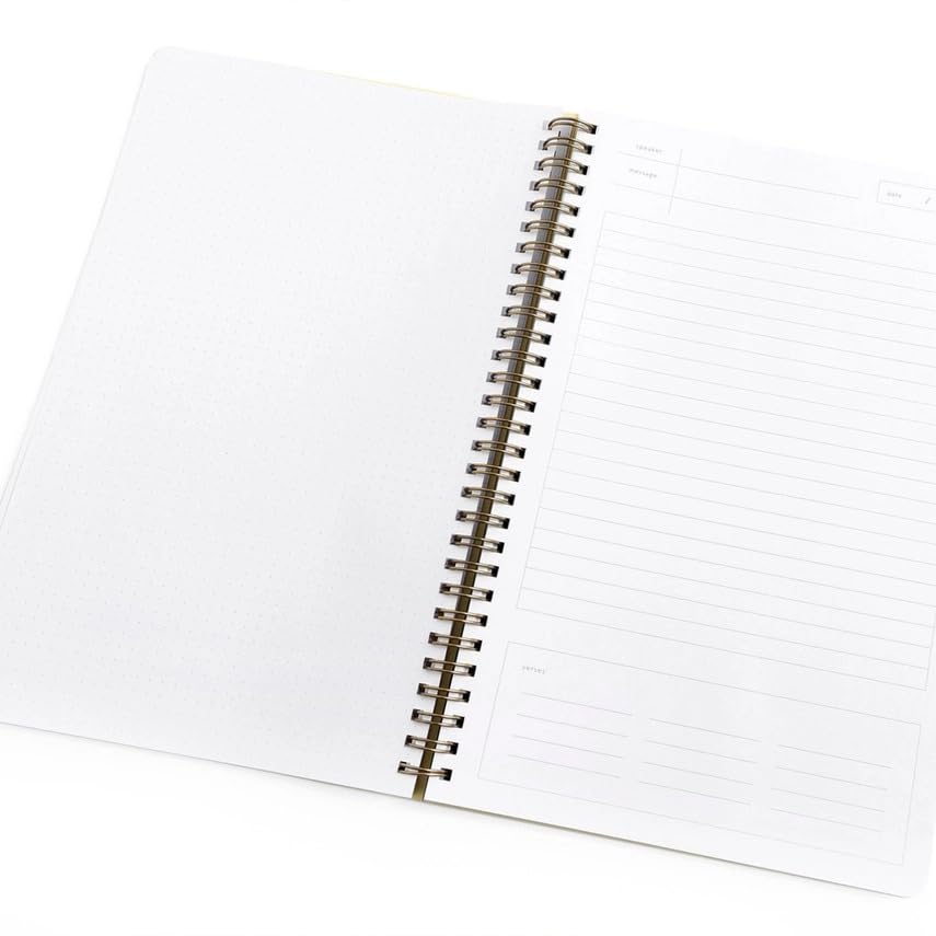 Carnet de notes de sermon Callie Danielle : journal chrétien pour mémoriser l'étude biblique