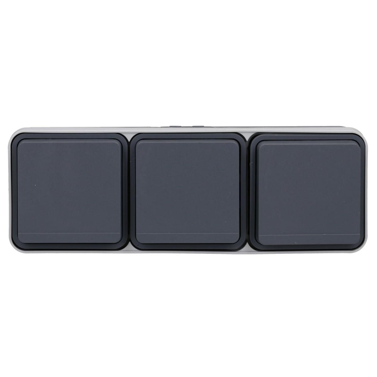 Berker 3fach-Steckdose LGR 6768833515 m. Klappdeckel W.1 Steckdose 4011334390893