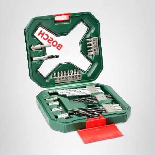 Miniatura 8 de Bosch 34 Uds. Set De Puntas De Atornillar Y Brocas X-Line Para Madera, Mampostería Y Metal, Accesorios Para Taladro Y Destornillador