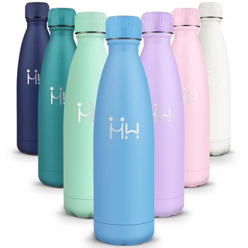 HoneyHolly Botella agua Acero Inoxidable, Botella Termica - 750ml sin BPA, Botella de Agua Deportiva, Doble Pared al Vacío a Prueba de Fugas, Cantimplora Termica para Gimnasio
