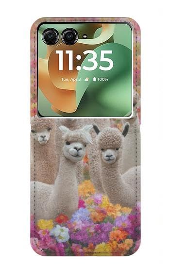Housse cuir Motorola Razr+ Alpaca Family étui idéal pour le quotidien et le bureau