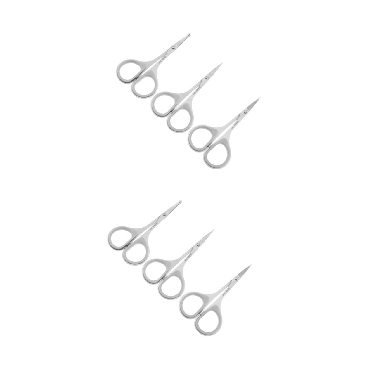 6stücke Teiliges Set Edelstahl Make-up Scheren Für Augenbrauen Nase Und Gesichtsbehaarung Multifunktionale Haarschneider Für Präzise Trimmung Und Einfache Handhabung