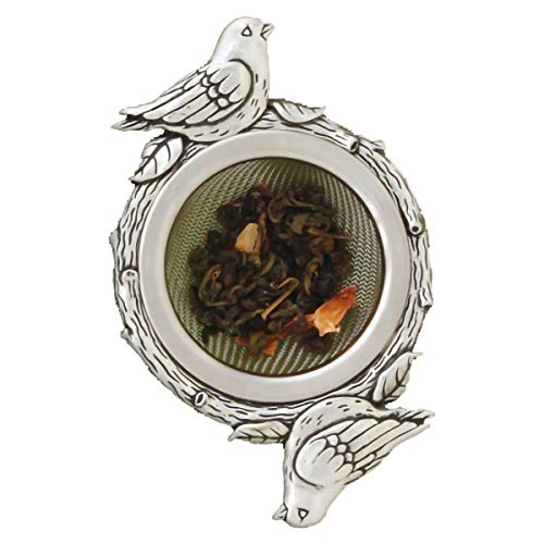 Basic Spirit Décor Tea Strainer - Birds Lover Gift, Unique Home Design Decoration for Cocktails, Herbs, Coffee & Drinks