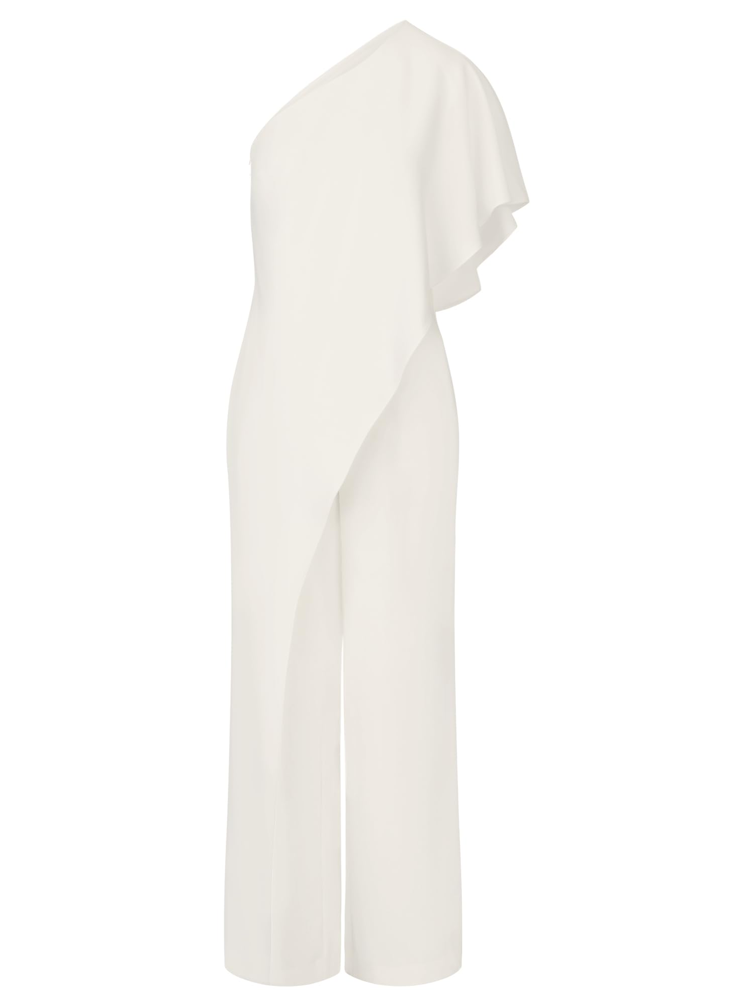 Mono de un solo hombro en beige talla única ideal para eventos de día APART 6