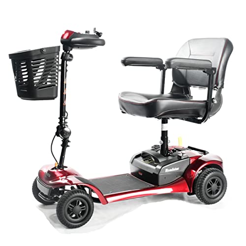 Merits Health Products S741A1ARMUB Roadster 4 Wheel Scooter, Red