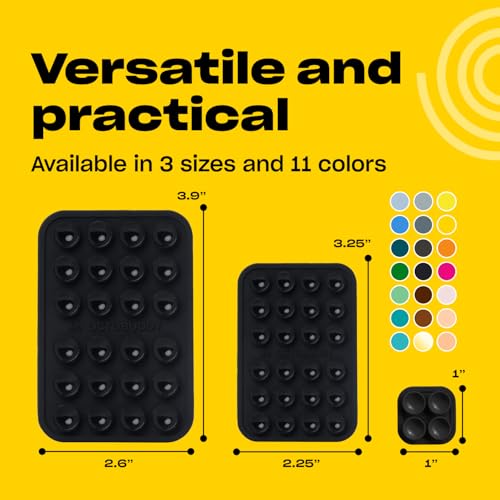 Image of OCTOBUDDY MAX Suction Adhesive Holder Silicone Case Phone Case - Hands Free Selfies Video Durable Easy to Use Compatible with iPhone and Android 2.4 inch x 3.5 inch Darth Vader, Multicolor