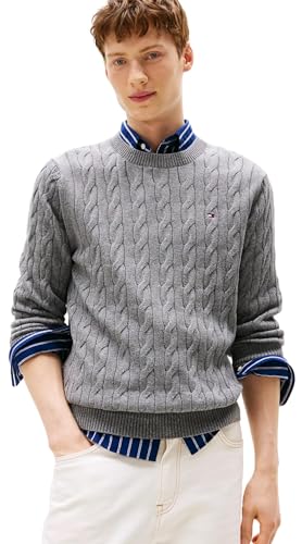 Tommy Hilfiger Men's Iconic Cable Knit Sweater 2024 Collection2