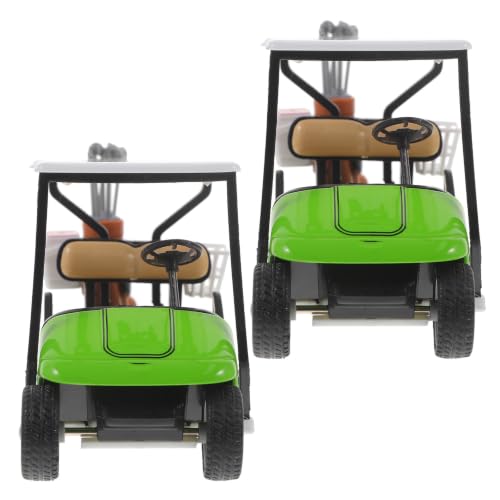 Carrito de golf miniatura escala 1:36 Outanaya, maqueta de metal para coleccionar y decorar