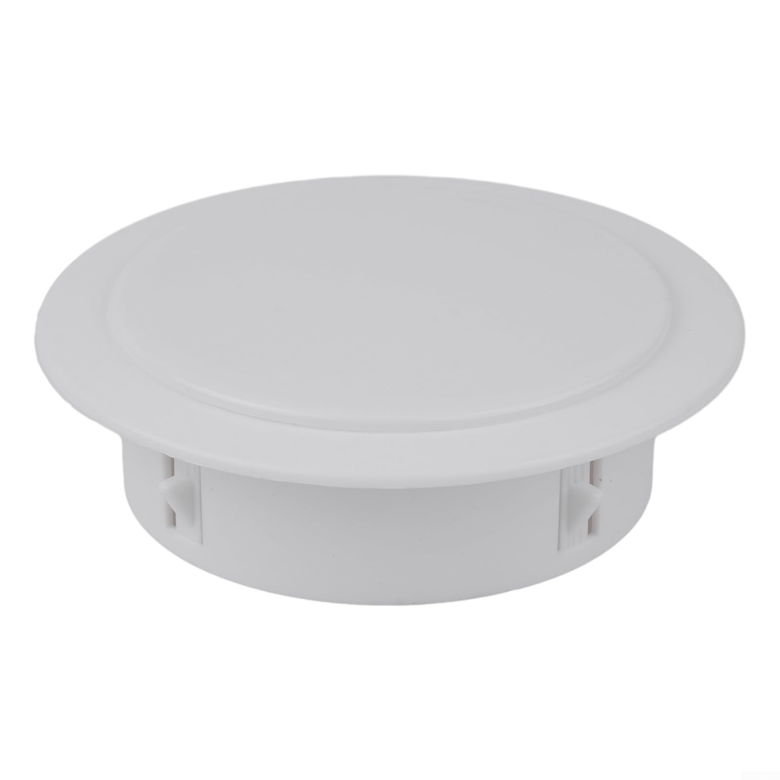 40-100mm Air Conditioning Hole Decorative Cover Plastic Detachable Wall Hole Cover for Air-conditioning Pipe Sealing Cover White Round(50mm)