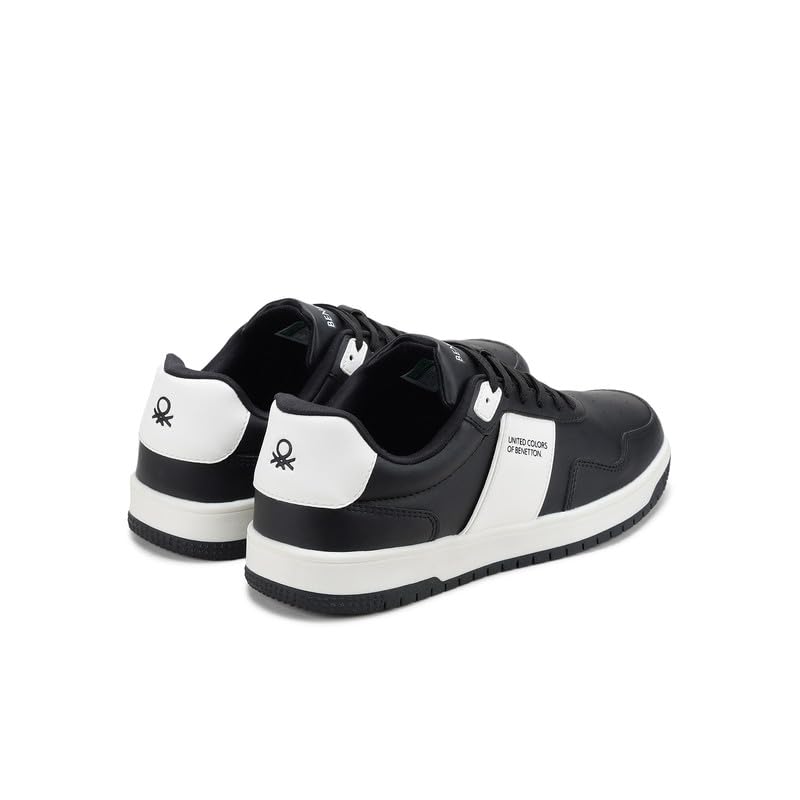 Image of United Colors of Benetton Mens United Colors of Benetton Solid Lace-up Sneakers Sneaker