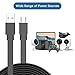 Basesailor Micro USB Power Cable 30FT 2Pack,9M Flat Micro USB Charging Power Cord,Charger for Wyze Cam Pan V4,Yi Cam,Nest Cam,Blink Mini/XT/XT2/3rd Gen Camera,Arlo Q,Furbo Dog,Netvue,Xbox Controller