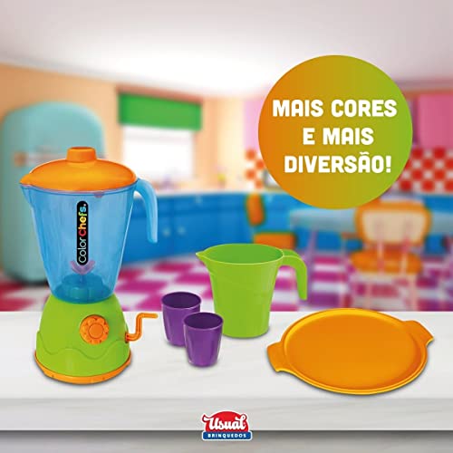 Color Chefs Kit Liquidificador (+ App), Usual Brinquedos