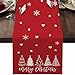 Runner da Tavola Natalizio,Decorazioni Natalizie,Runner Tavola Natale Natalizi,Decorazione per Tavolo da Pranzo,per Sala da Pranzo Decorazione per Feste immagine