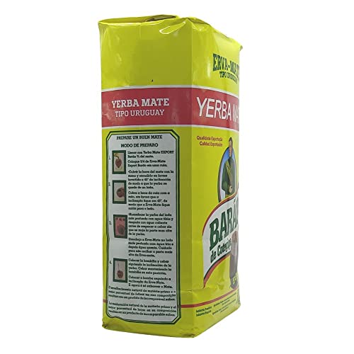 Erva Mate Tipo Uruguaia Export Barão Original Sem Açúcar 1kg