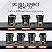 VEVOR Wheel Bearing Locknut Socket Set - Remove and Install Wheel Bearing Lock Nuts 1/2 inch Drive 7 Piece SAE and Metric 6-Point Socket with Storage Case for Ford, Dodge, and Toyota Vehicles