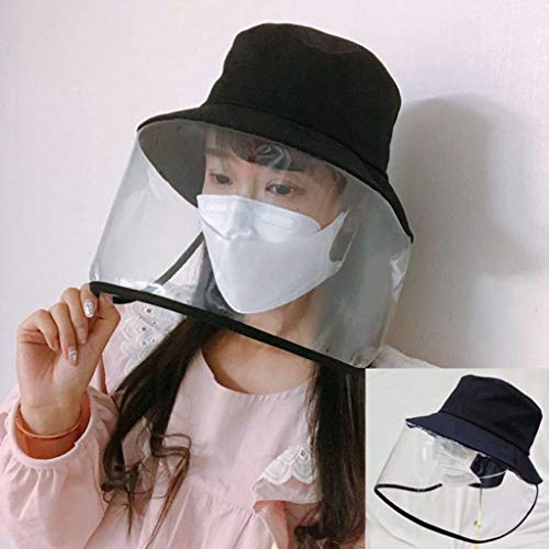 Preisvergleich Produktbild Staubmaske Visiere Fisherman, Anti-Spitting Masken Protective Hat Hat,Gesichtsschutz Schutzmaske Gesichtsschutz Visier Augenschutz Wasserdichtes Fisherman Anti-Spitting Hat