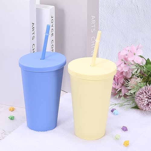 Uxcell Acrylic Tumbler with Lid and Straw - Image 4