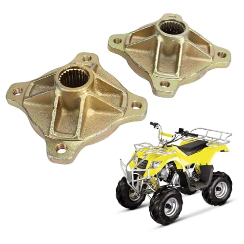 Aramox Moyeu de Roue d'Essieu Arrière, 24 Dents, 4 Goujons, 25 mm de Diamètre, Compatible avec Go Kart ATV Quad 125 150 200