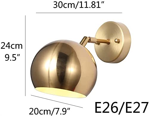 Aplique de pared de cobre WQHPLMD para decorar salones oscuros 4