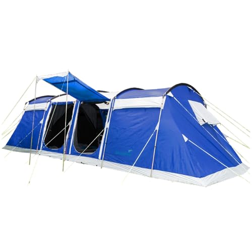 Skandika Tunnelzelt Montana Sleeper Protect 10 Personen | Camping...