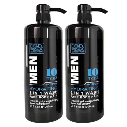 Dead Sea Collection TOP 10 ACTIVE Mens Body Wash –
