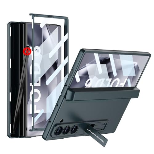 Coque Samsung Z Fold 4 rigide polycarbonate avec boîtier magnétique stylo et support